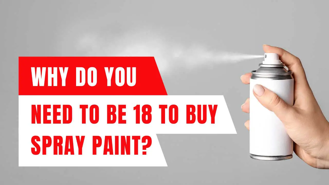 why do you need to be 18 to buy spray paint